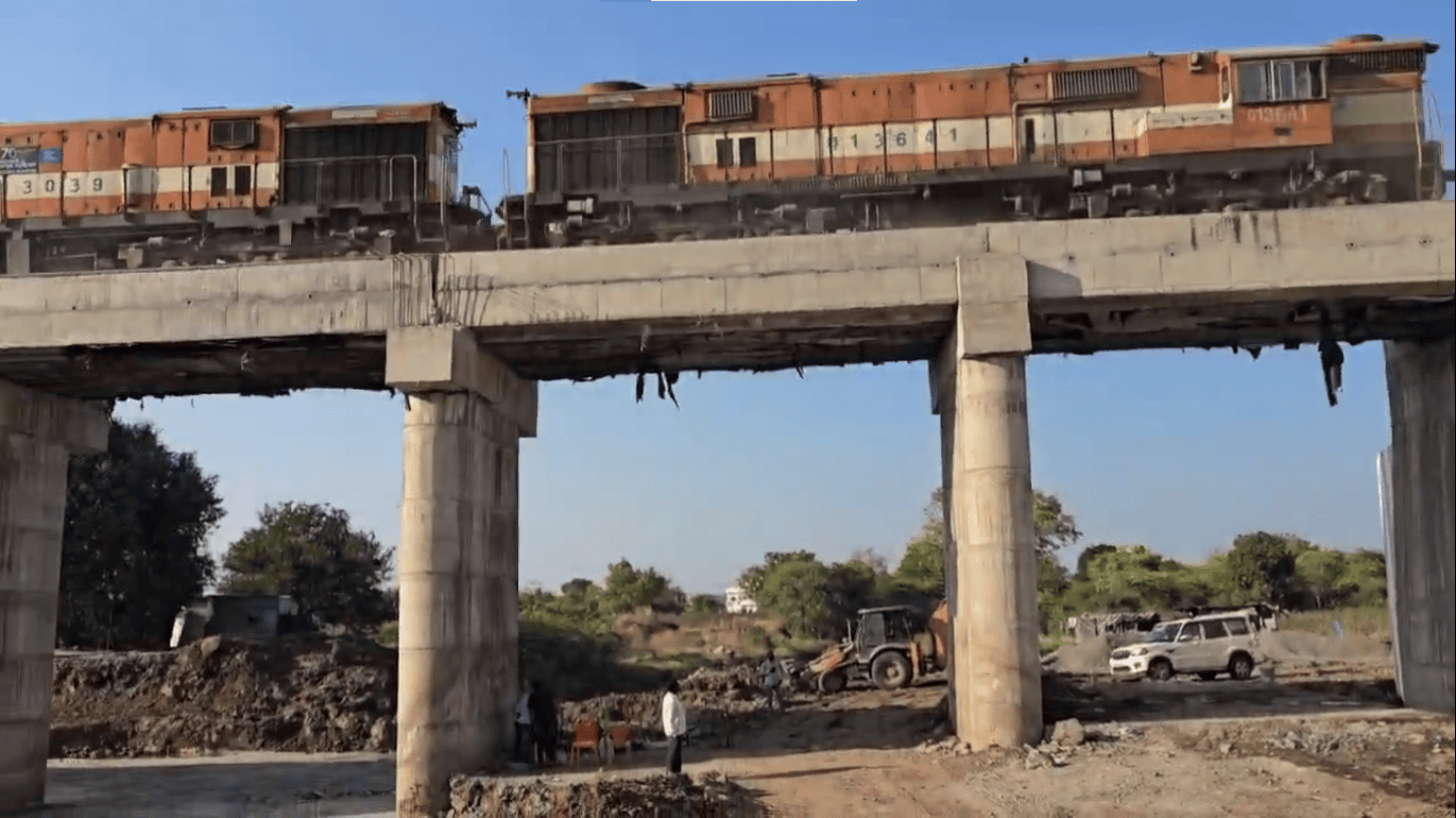 Structural Health Monitoring at Railway Bridge, Beed, Maharashtra