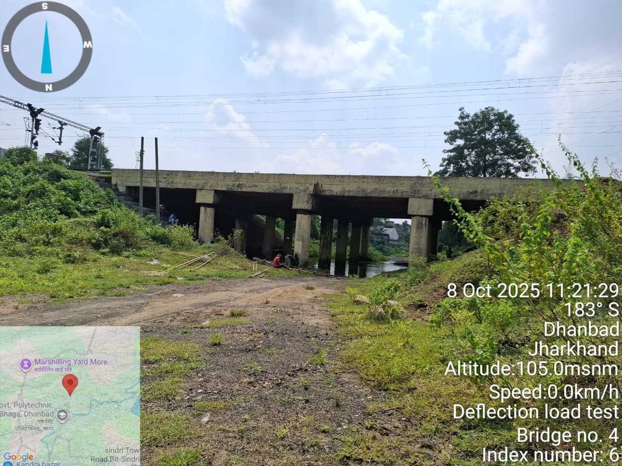 Structural Health Monitoring at Railway Bridge, Beed, Maharashtra